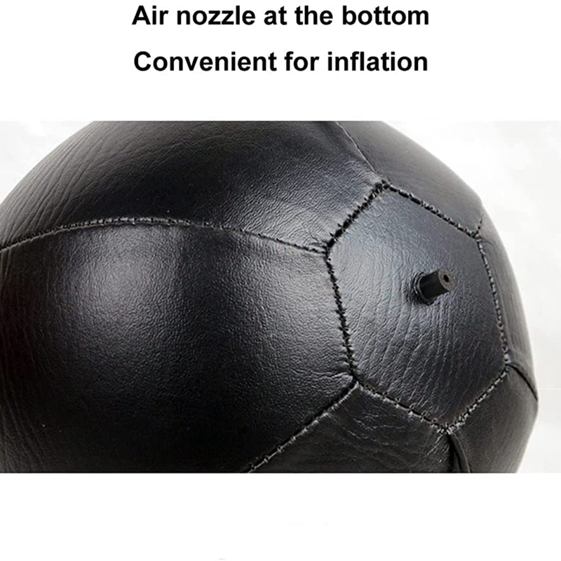 Boxing Speed Bag Swivel Set with Black Leather Punching Ball &amp; Pump-Speed Ball Boxing Punching Bag