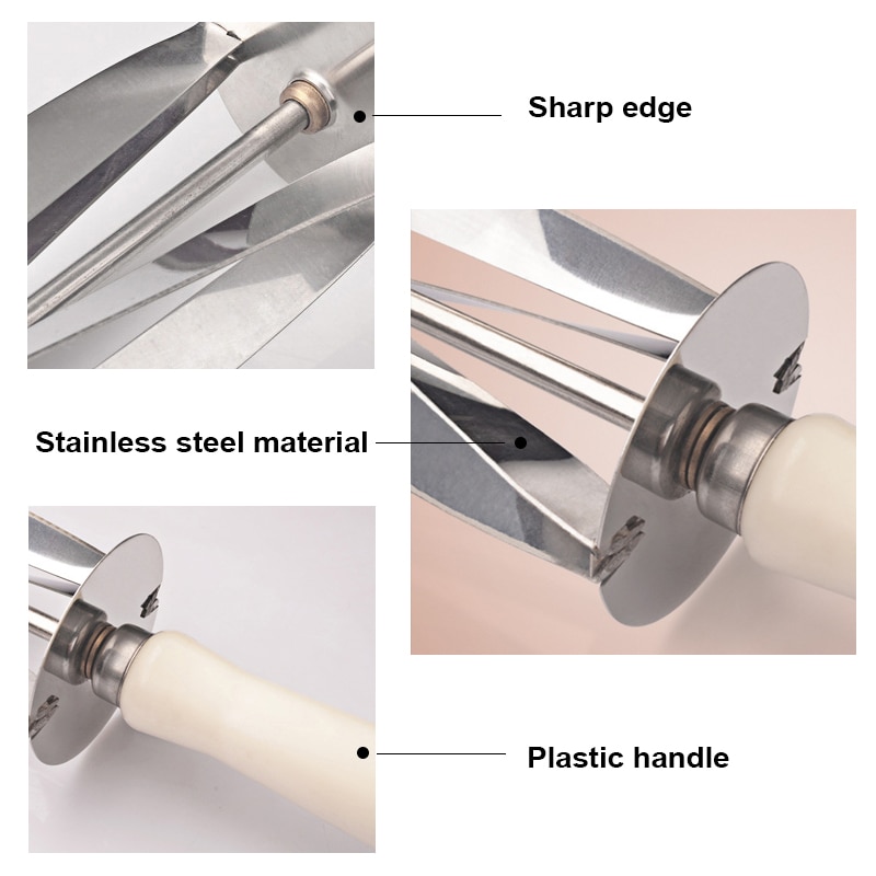 wałek ze stali nierdzewnej rogalik nóż okrągły nóż robić robienia rogali przybory robić pieczenia robić ciast krajalnice robić ciast gadżety kuchenne