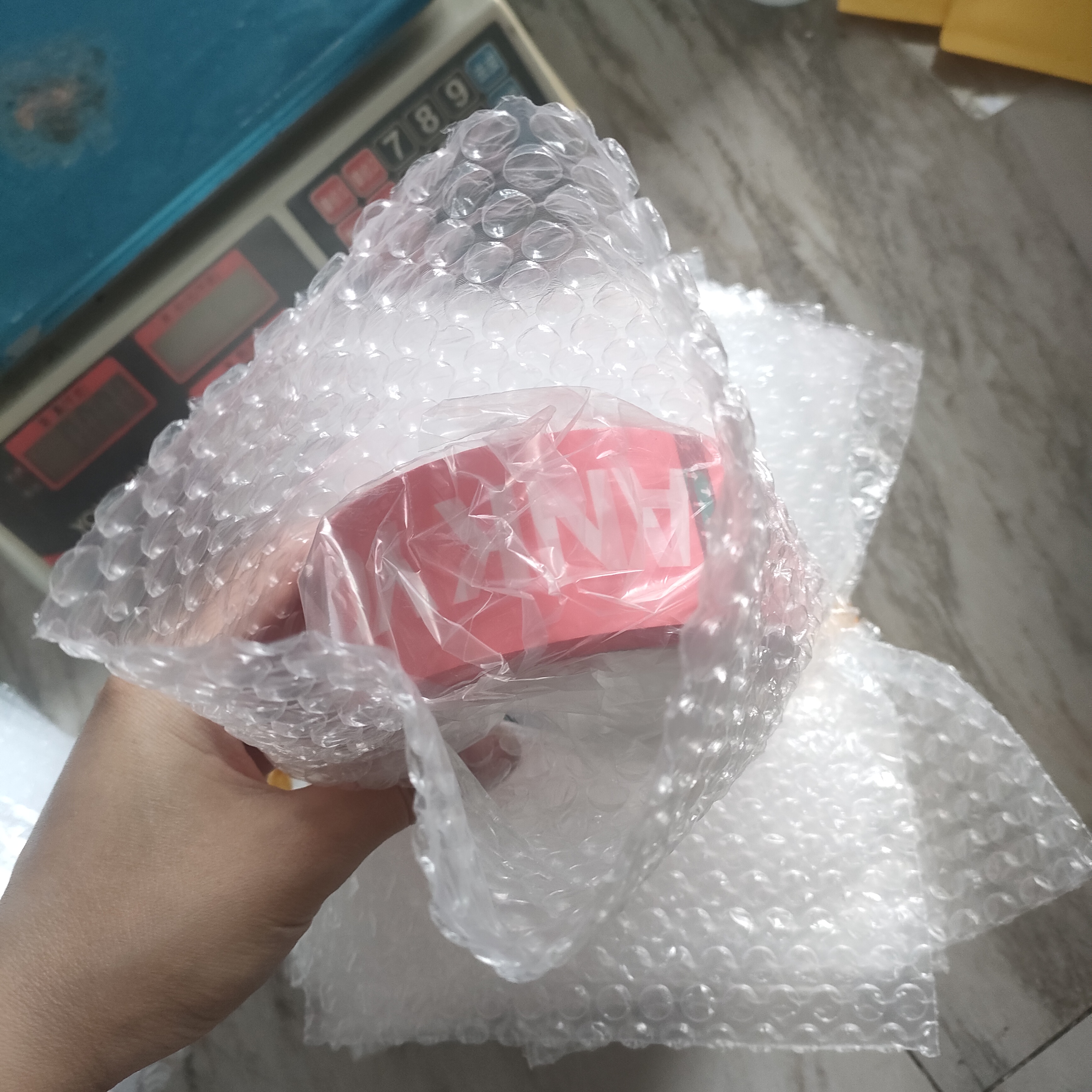 Bolsas de plástico para embalaje, envoltorio de burbujas blancas de polietileno transparente, a prueba de golpes, de doble película, 18x20cm, 100 Uds.