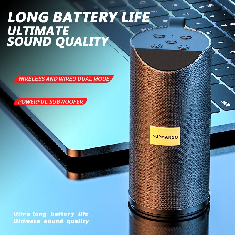 Draadloze Bluetooth Speaker Draagbare Subwoofer Surround Luidspreker Bluetooth Waterdichte Case Bass Speaker Voor Buiten Thuis