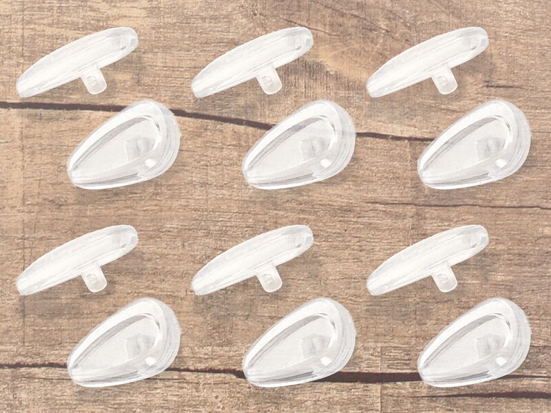 Vonxyz Ersatz Klar Nase Pads für für-Oakley Tincup Ochse3184 Tincup Kohlenstoff Ochse5094 Tincup 0,5 Ti Ochse5099 Rahmen Sorten: 6 Paare