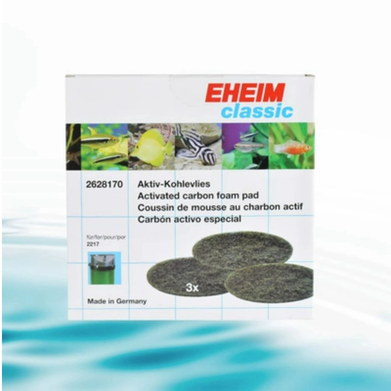 EHEIM Classic 2211/2213/2215/217 Fein- und Grobschaumstoff-Filterpad für mechanische und biologische Filtration: Silber