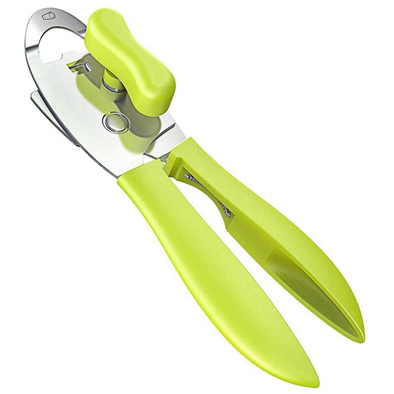 Handleiding Blikopener, roestvrij Staal 8Inch Handheld Multifunctionele Blikopeners 4In1-Kan Lifter/Flesopener/Jar Opener: Default Title