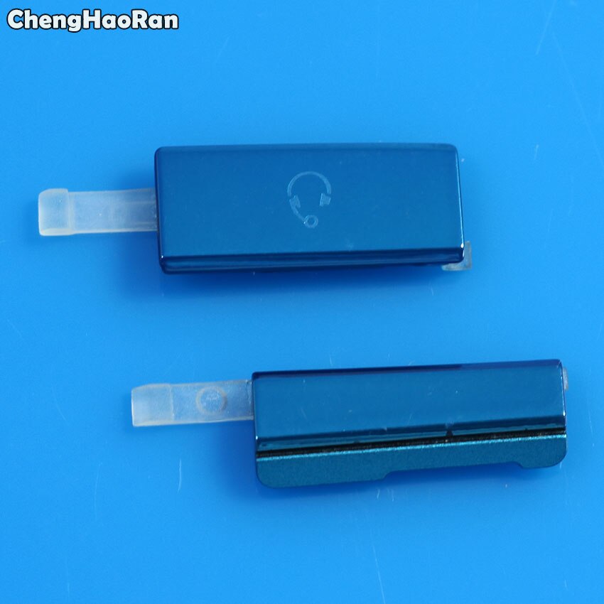 Enchufe de polvo del puerto de carga USB ChengHaoRan + tarjetas Micro SD y Sim cubierta de la ranura del puerto Jack para Sony Xperia V S LT25i LT25 LT26 LT26i: LT25i--Blue
