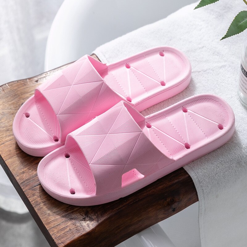 Tossut kylpyhuone kylpy vuotava tohveli nainen muovi hotelli pari miesten tossut talo tossut miesten kengät naisten kengät: Vaaleanpunainen / 40-41