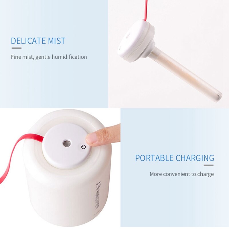 Usb elektrische aroma luchtverspreider ultrasone luchtbevochtiger etherische olie aromatherapie koele mistmaker voor thuis