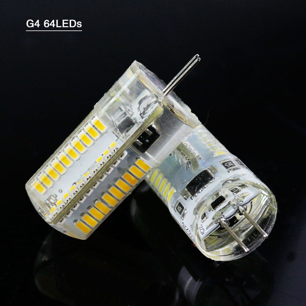 Hohe Helle G4 LED Lampe E14 E17 E11 E12 G9 G8 Kerze Lichter AC 220V 110V Birne Scheinwerfer SMD 3014 64LED dimmbare Kronleuchter Licht