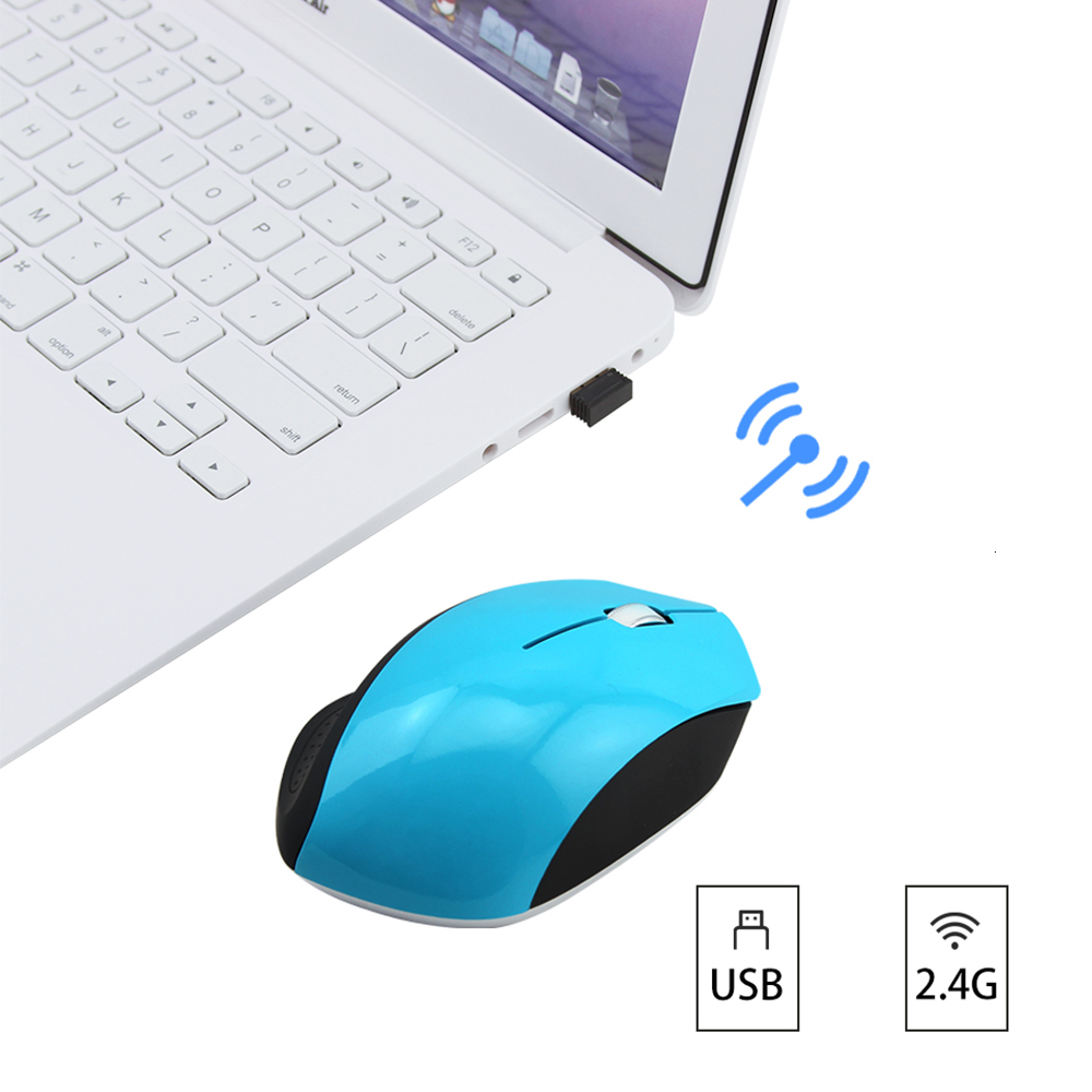 Chyi usb optische pc-maus 2.4g ergonomische kabellose mäuse 1600 dpi-empfänger büro- und gaming-mäuse tragbar 3d gaming-mäuse für laptops