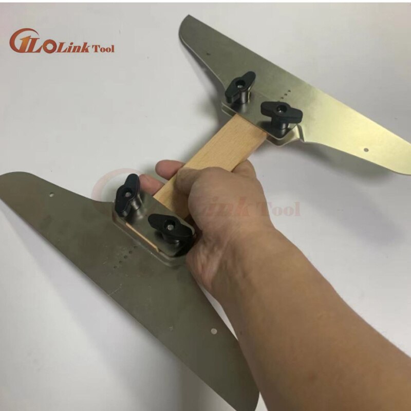 Durable Stair Tread Template Set Adjustable Step Measuring Replacement Jig Home Decoration Construction Hand Gauge Tool