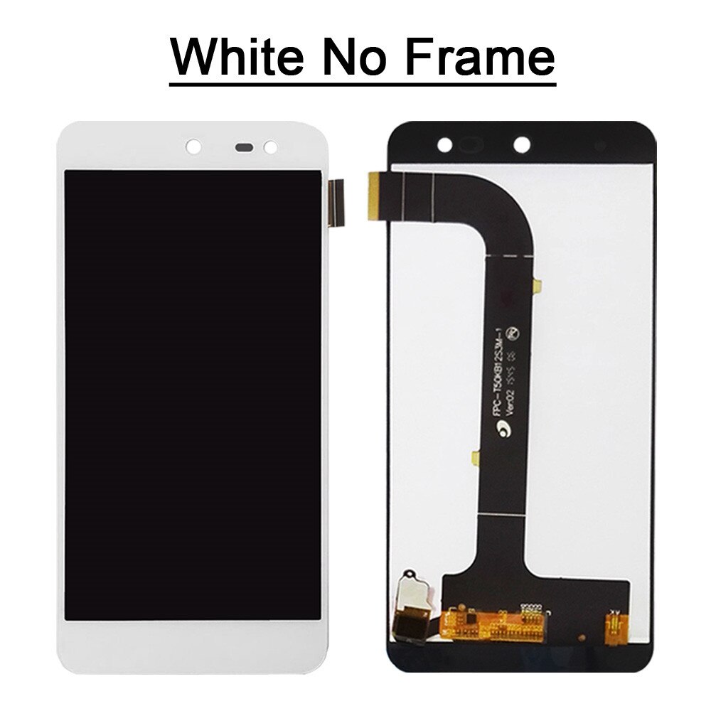 Pantalla Lcd de 5,0 pulgadas para Wileyfox Swift, montaje de digitalizador con pantalla táctil con marco para teléfono Wileyfox Swift, piezas de repuesto y herramientas: White No Frame