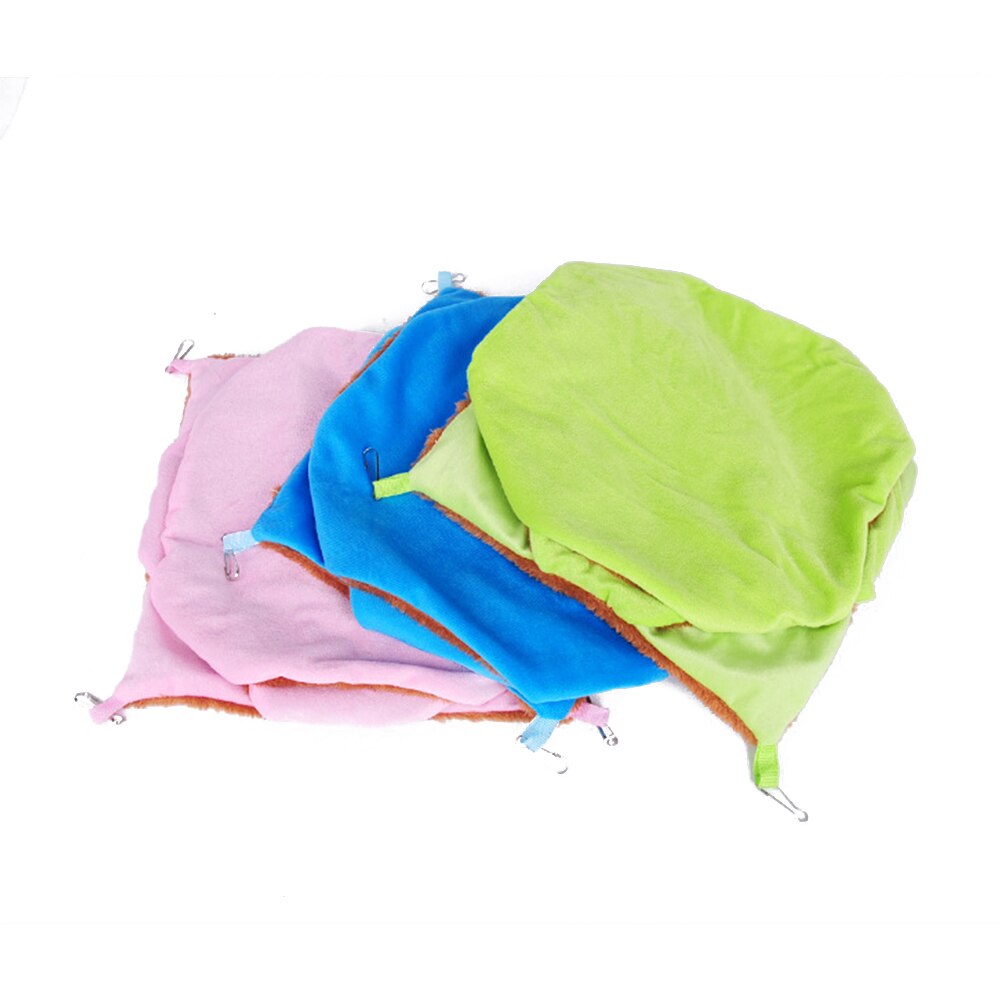 Peluche labirinto a tre livelli di cricchetto per animali domestici mantenere caldo appeso criceto sacco a pelo strumento gatto cricchetto