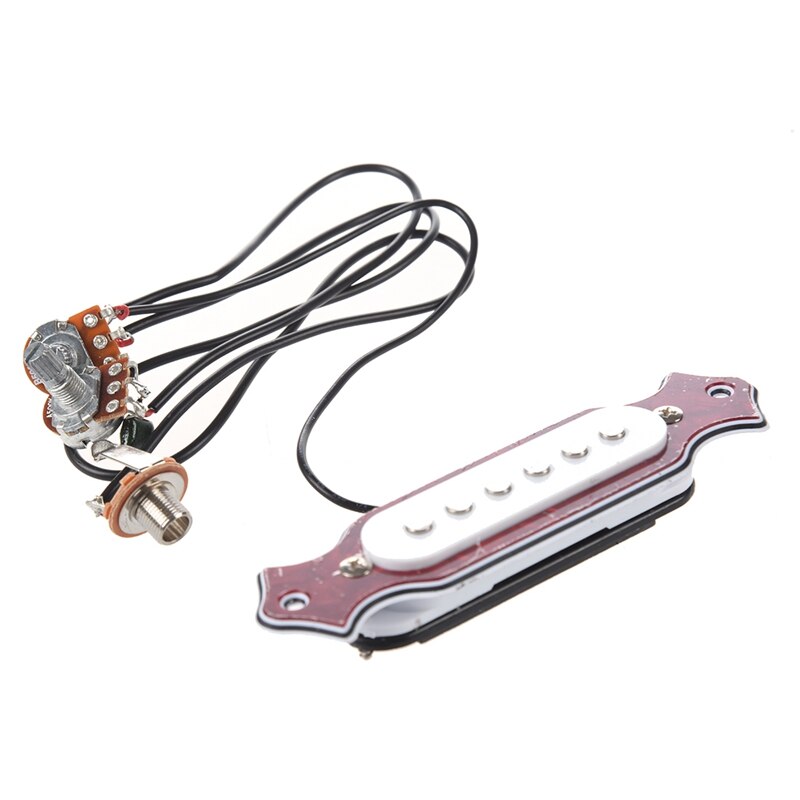 Capteur de guitare acoustique magnétique à bobine unique 3X