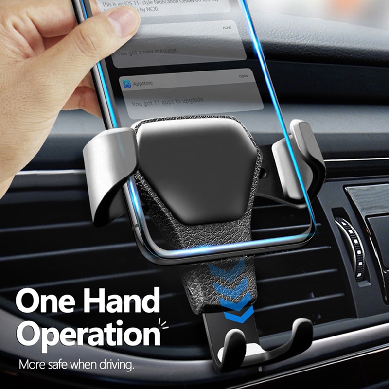 No Magnetic GPS Navigation Car Holder For Phone in Car Air Vent Mount Clip Strong Mobile Cell Smartphone Holder Auto Support