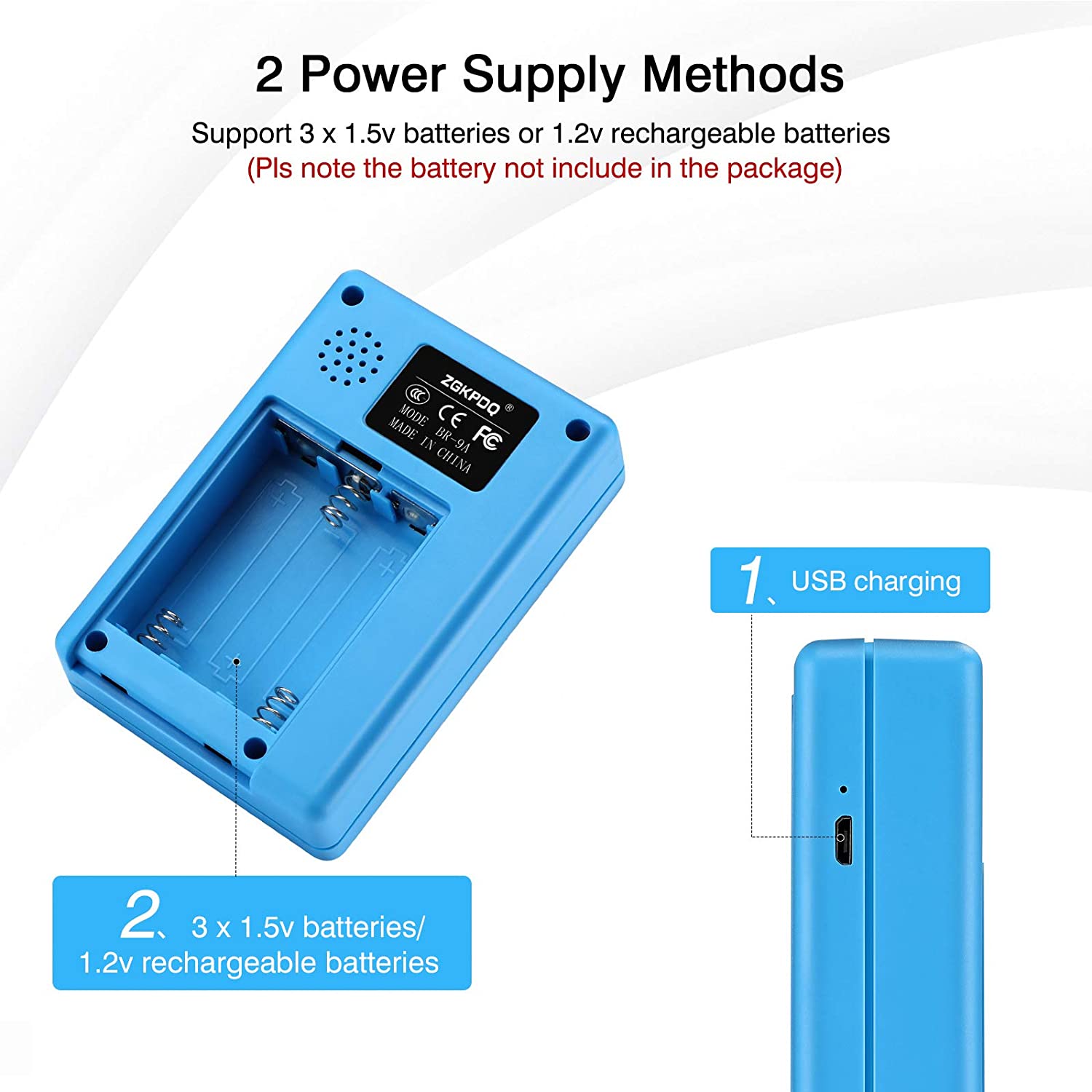 Detector de radiación electromagnética portátil, medidor EMF de alta precisión, dosímetro de radiación , probador de Monitor, BR-9A