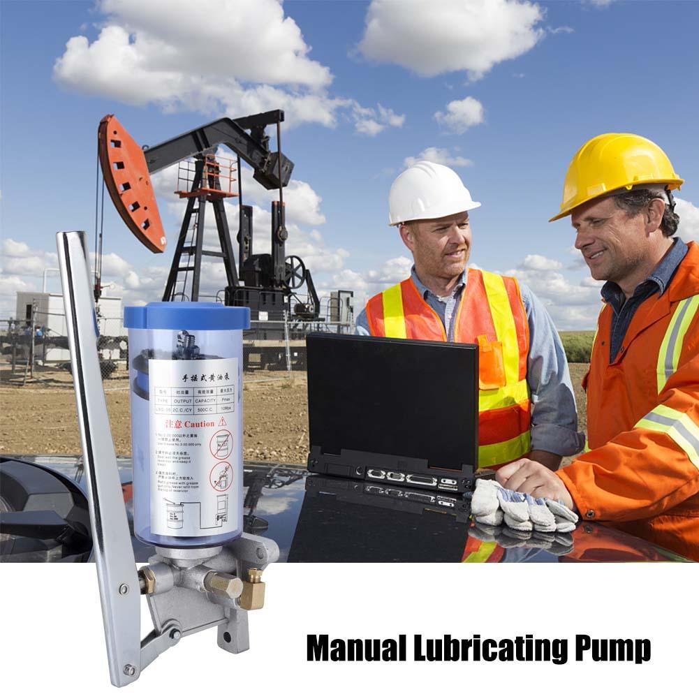 LSG-05 Manual Lubricating Pump Hand Operated Grease Lubricator 6mm Tool Outlet/500CC Manual Lubricating Pump
