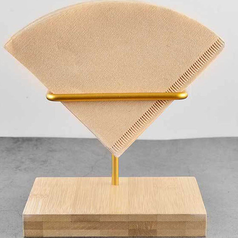 Soporte acrílico de madera para filtro de papel V60, contenedor para Barista, accesorios de café y cocina para el hogar, goteo manual