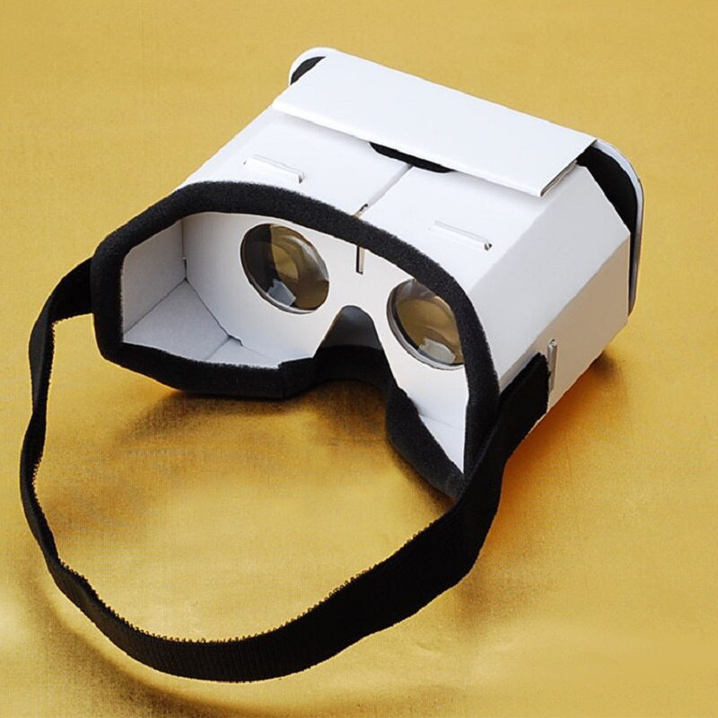 Diy Draagbare Virtual Reality Bril Google Kartonnen 3D Bril Vr Bril Voor Smartphones Voor Iphone X 7 8 Vr
