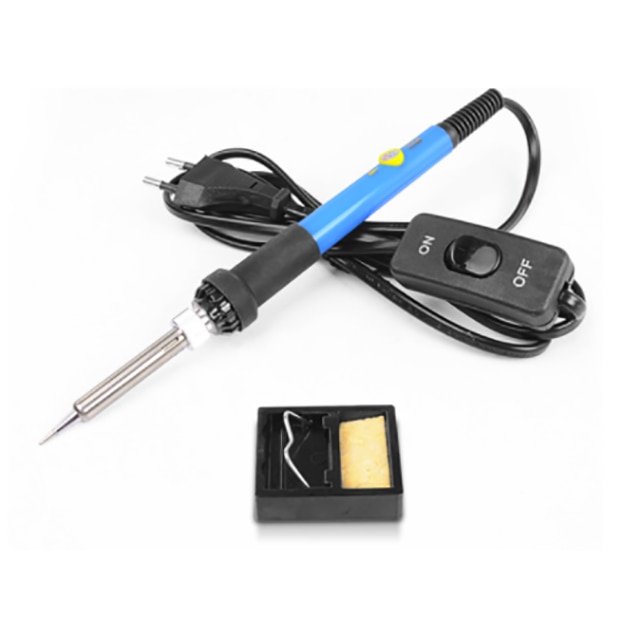 HANDSKIT-soldador eléctrico de temperatura ajustable 220V 110V 60W estación de reparación de soldadura lápiz de calor herramienta de reparación de puntas soldador estaño soldador estaño estacion soldadora: 1 / EU