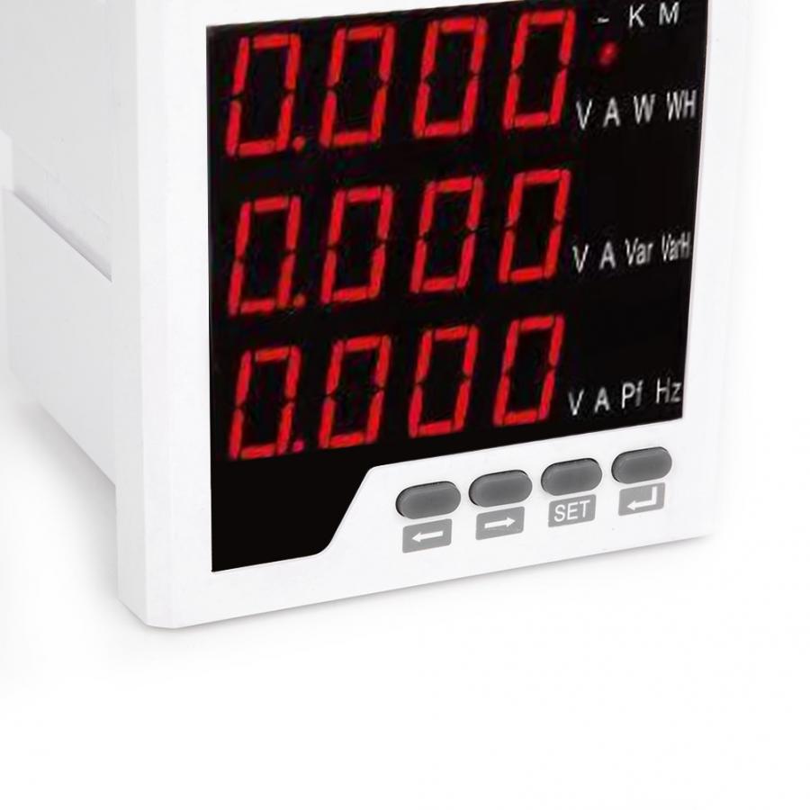 96-UIF Multi-Funktion Meter 3 Phase Digital Anzeige Volt Ampere Frequenz Messung Meter Voltmeter Amperemeter