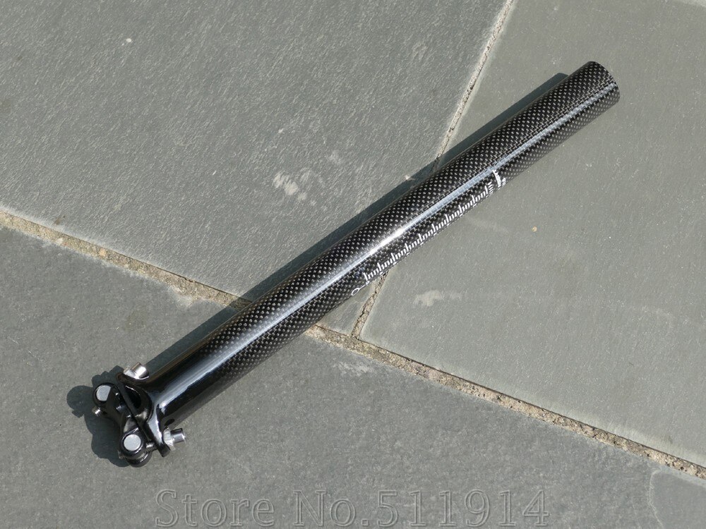 Tija de sillín de carbono Toray, SP-3 de pulgadas, 27,2/31,6mm, para bicicleta de montaña y carretera, ciclocross, 350/400mm