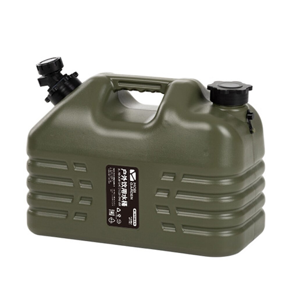 25L Outdoor Hiking Camp Water Bucket Portable Car Driving Water Tank Container Large-caliber Camping Water Canister With Faucet