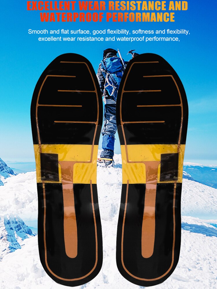 Heated Insoles Shoe Pad Flexible Waterproof Graphene Heating Sheet Winter Warmer Heating Pads Heated Shoes Sheet