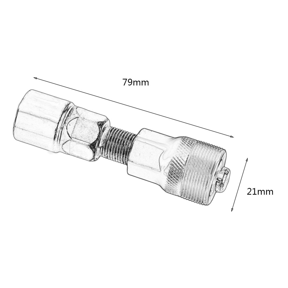 Practical Convenient Bike Bicycle Cycle Crank Wheel Puller Mountain Crank Puller Pedals Removal Repair Tool