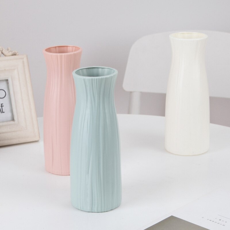 Vaas Moderne Minimalistische Wit Roze Grijs Ornamenten Bloemenvaas Arrangeur Thuis Vazen Mand Bloem Decoratie Vazen