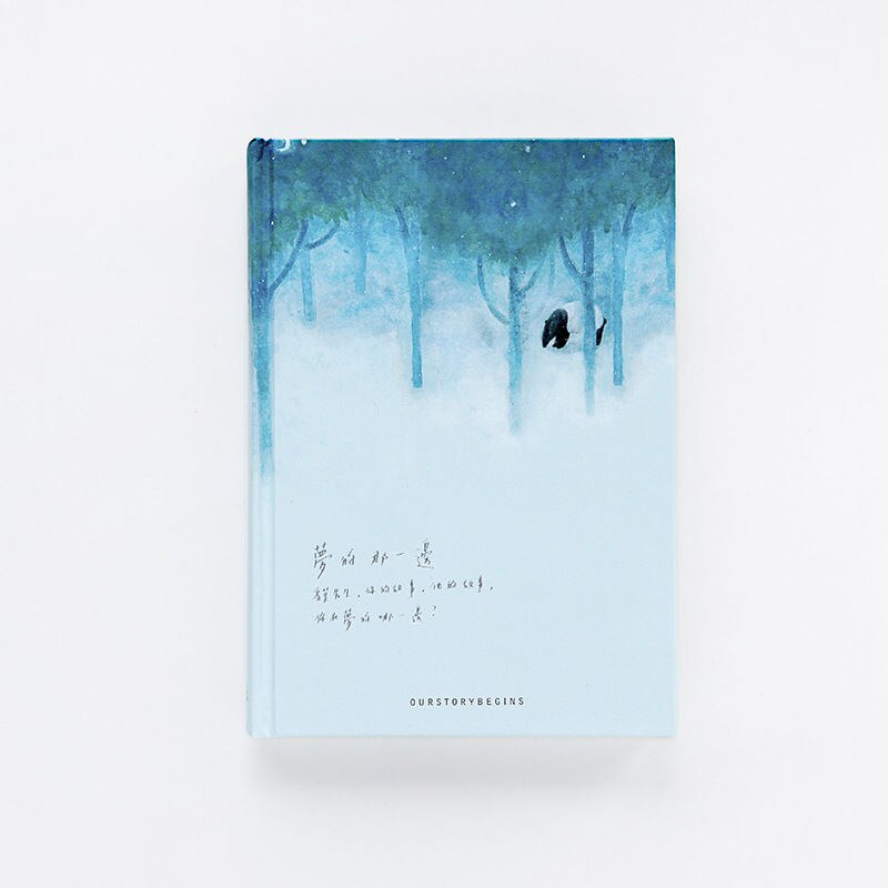 Carnet de notes «voyage seul», carnet de notes à couverture rigide, papiers artistiques vierges, Agenda quotidien, étude, carnet de notes, papeterie, pour bureau: D Notebook