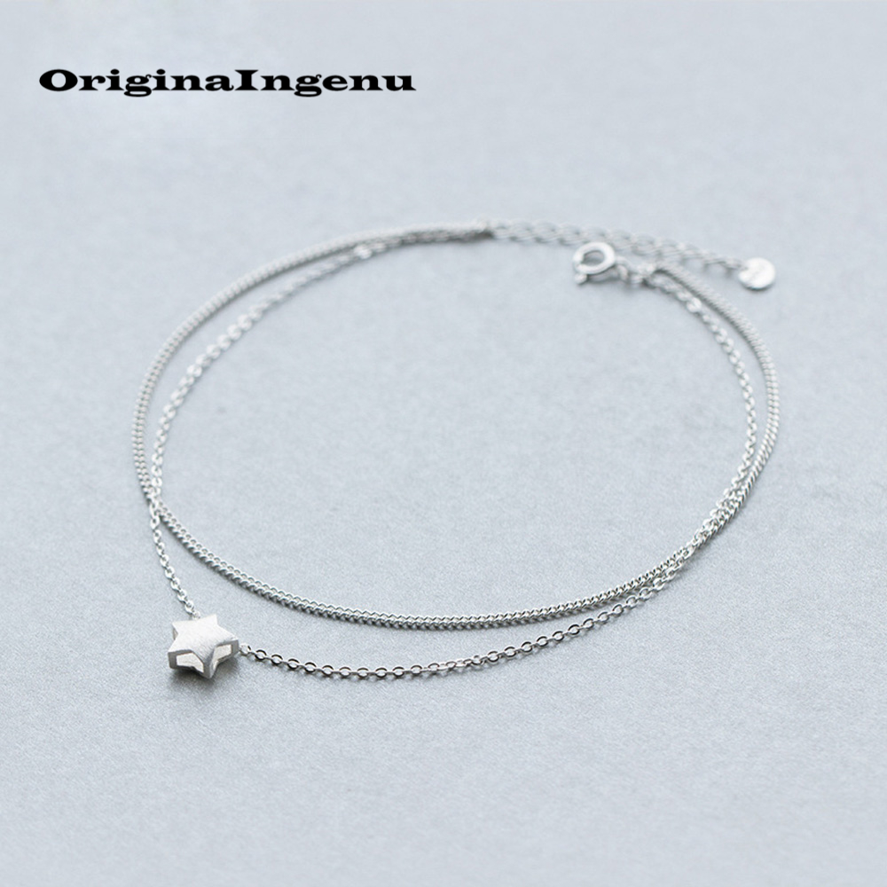 Enkelbandje Sieraden 925 Sterling Zilver Enkelbandje Tornozeleira Bohemian Charms Vintage Armband Cheville Enkelbanden Voor Vrouwen