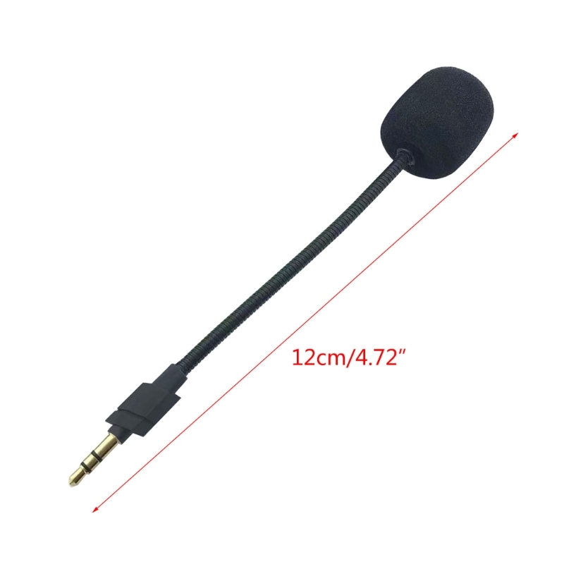 3.5mm Detachable Microphone For Logitech G733 Lightspeed Gaming Headset Accessories Replacements 360° Bendable Mics