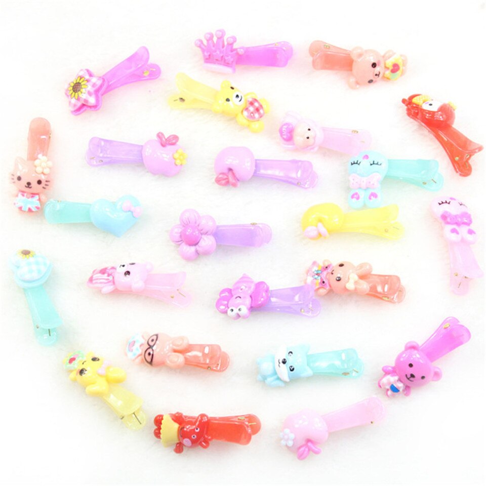 5pcs Cute Chidlren Hair BB Clips Headdress Korean Fruit Bowknot Hair Accessories Hairpins For Girls Kids Barrettes Big Discount: 9