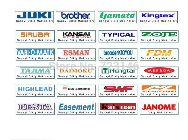 Industriel symaskine stål trykfod  p50 til bror juki tylical sanger yamato mitsubishi zoje jonema siruba