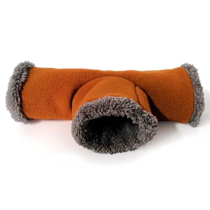 Kleine huisdier tunnel speelgoed winter warm buis bed hamster gerbil rat speelkanaal