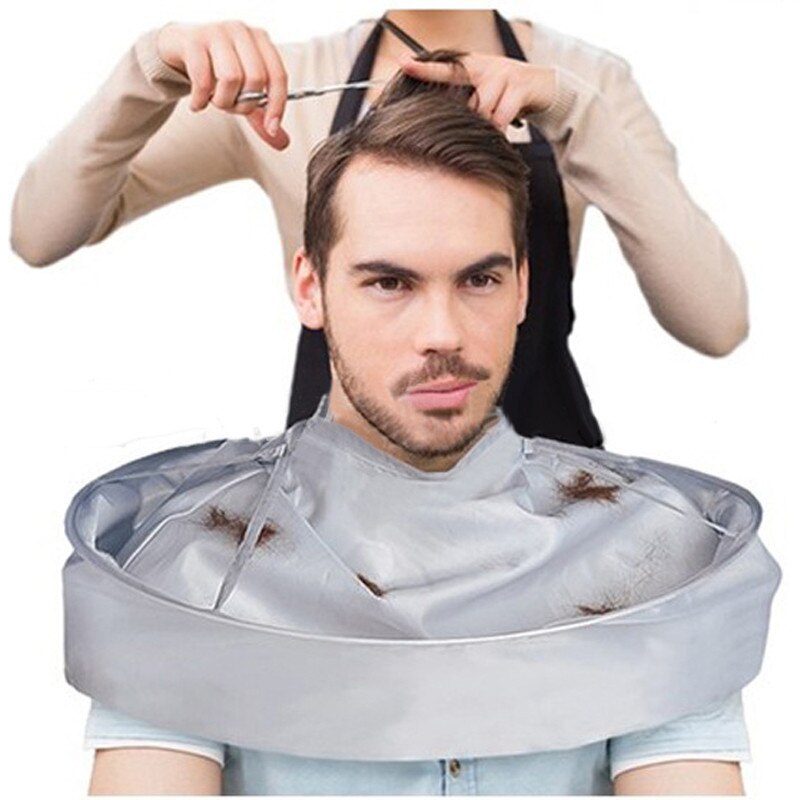Voksen foldbart hår skære kappe paraply cape salon vandtæt barber til salon barber forklæde til mand / kvinder: Default Title