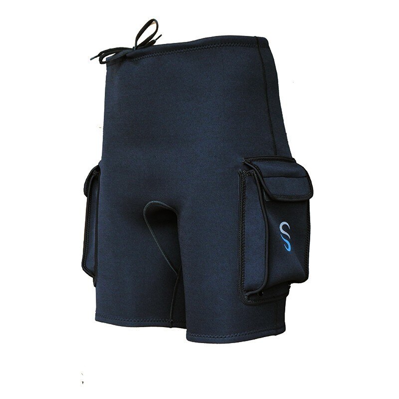 Slinx 3mm neopreen wetsuit tech shorts snorkeluitrusting duiken surfbroek duikbroek broek zwart