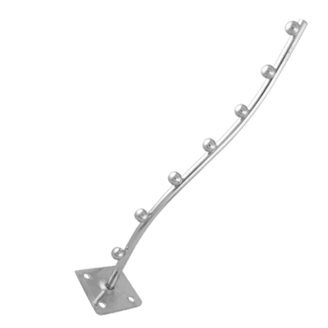 LHBL, colgador en cascada ondulado para montaje en pared, perchero con 7 Cuentas, ganchos de exhibición para prendas de vestir