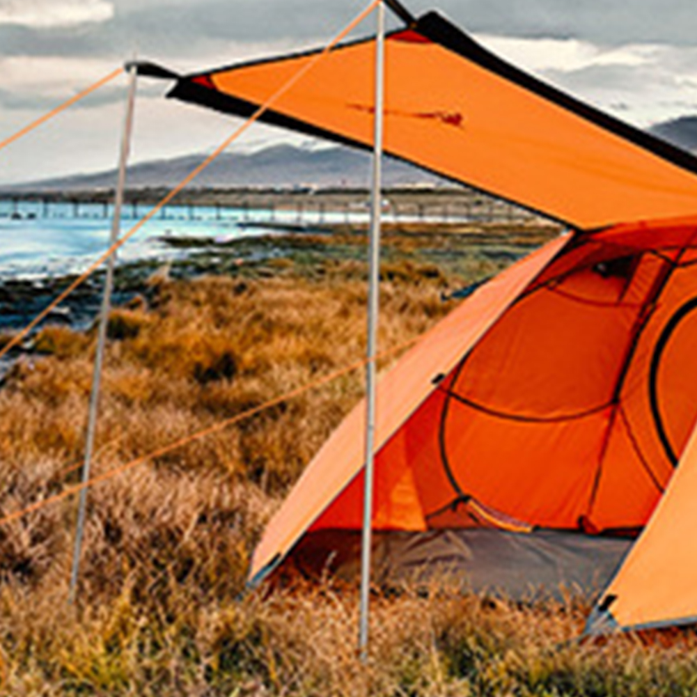 2 stk ly sand strandstang stabil udendørs camping tilbehør værktøjsstativ have presenning støtte nem brug teltstang arbejdsbesparelse