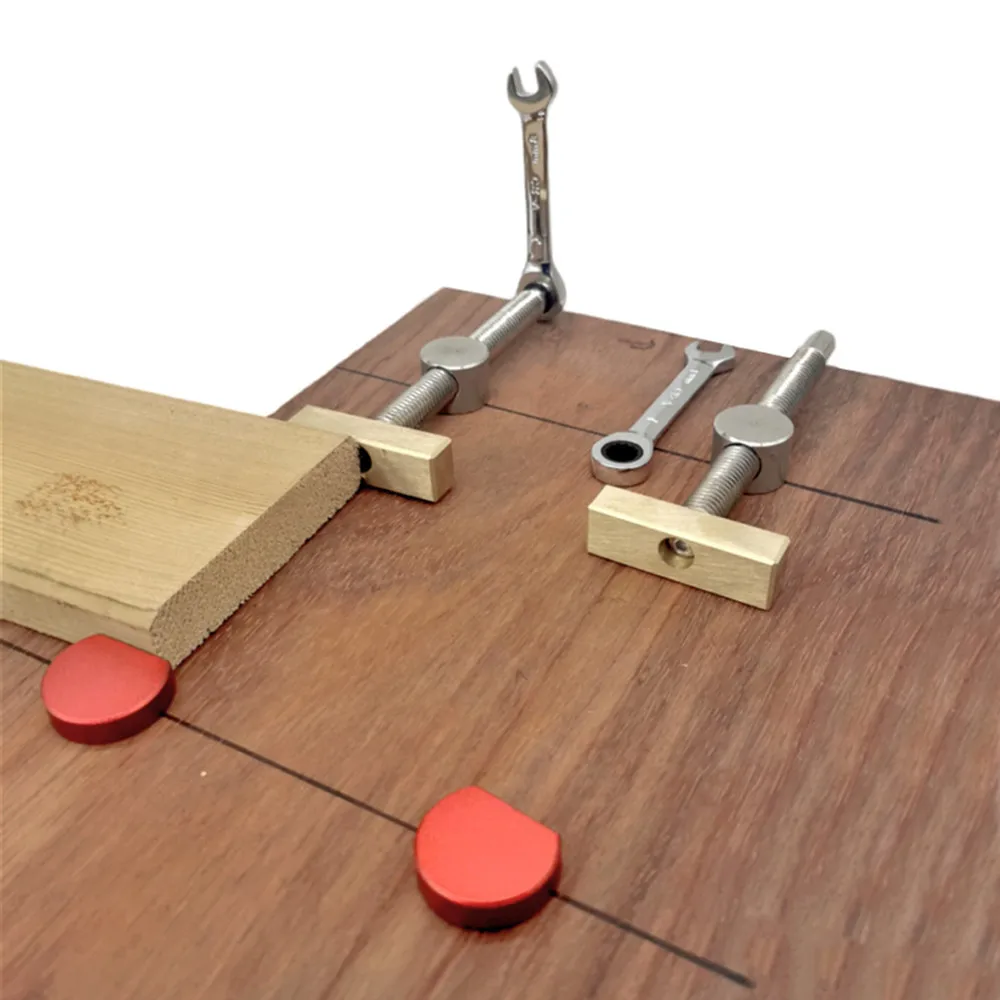 Abrazaderas de banco para perros, abrazadera con orificio para perros de 19MM/20MM, soporte de banco de trabajo ajustable para carpintería, Clip fijo rápido, herramientas de sujeción de tapón de espiga
