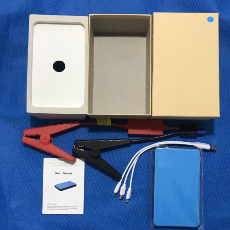 Mobiele Telefoon Opladen Auto Nood Starter 12V Batterij Mobiele Voeding Met Auto Rescue Starter 10000 Mah Jump Starter