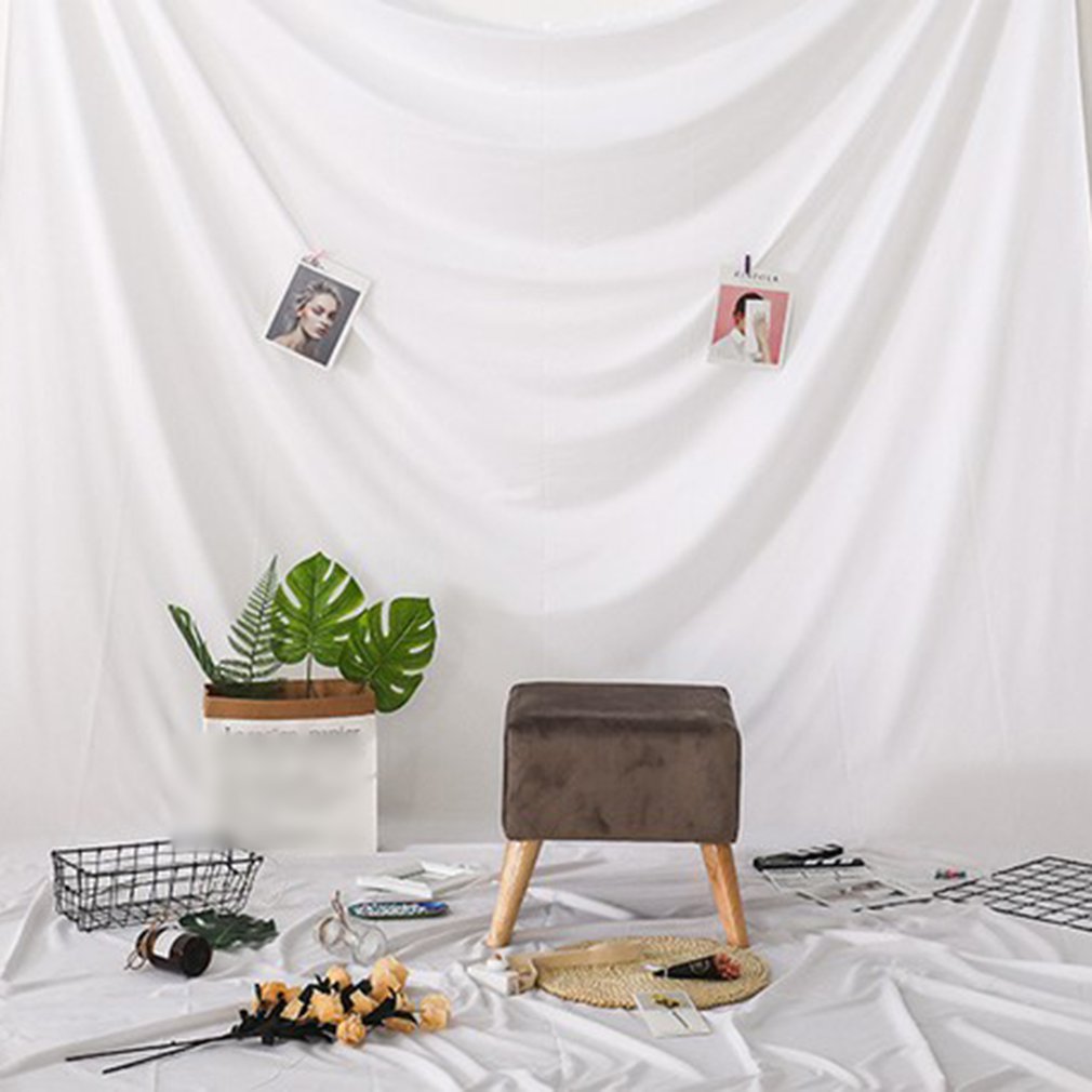 Einfarbig Foto Hintergrund Tuch Nicht-reflektierende Fotografie Hängen Tuch Schießen Requisiten Weiß Tuch