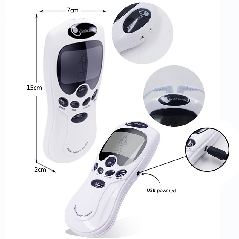 Volledige Ems Body Acupunctuur Elektrische Therapie Massager Meridian Fysiotherapie Massager Apparaat Massager Fysiotherapie