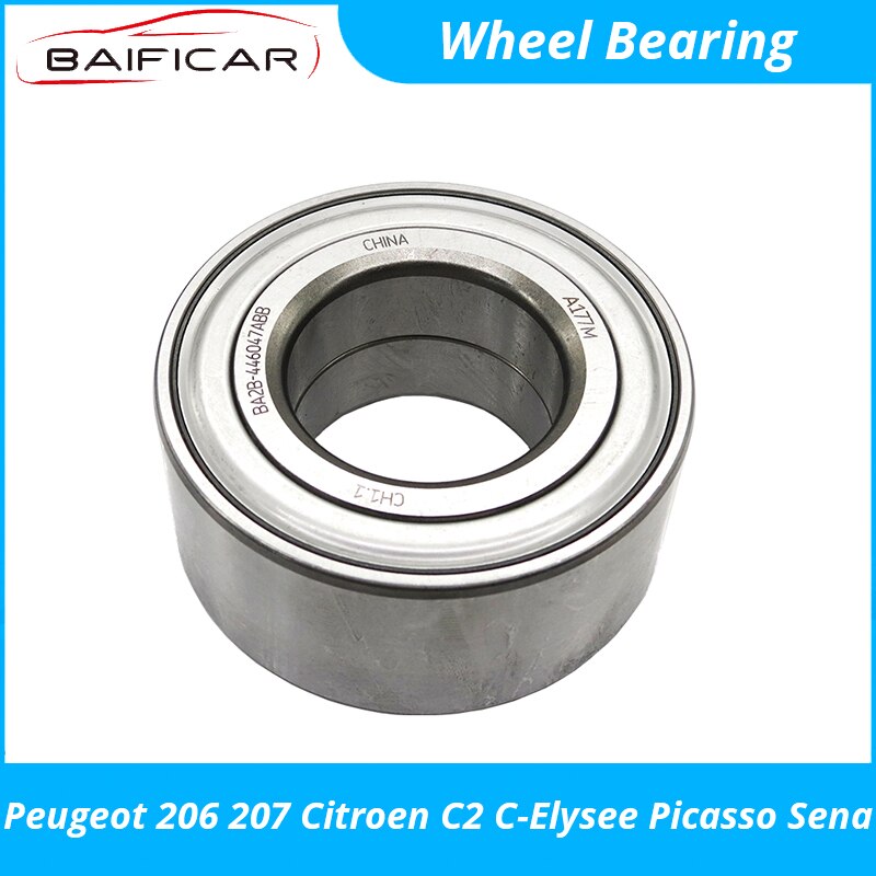 Baificar Brand Front Rear Wheel Bearing for Peugeot 206 207 Citroen C2 C-Elysee Picasso Sena
