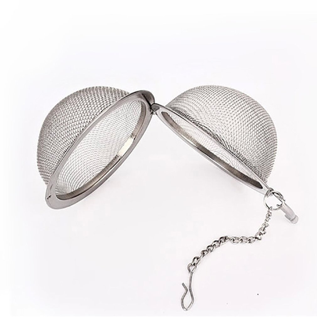 Stainless Steel Locking Spice Strainer Mesh Infuser Tea Ball Herbal Strainer Filter Reusable Loose Spice Strainer Seasoning Soup