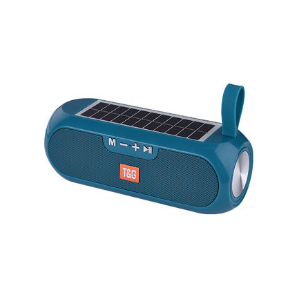 Solar Radio FM Radios MP3 Outdoor Portable Wireless Bluetooth V4.2 Speaker Music Sound Box Subwoofer Bass Aux Hifi Stereo Mp3: Transparent