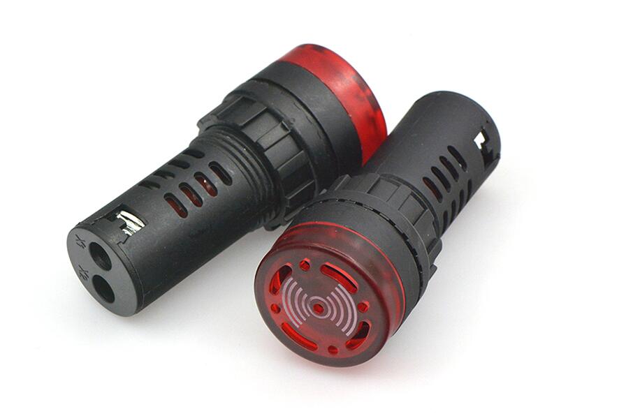 Intermitterende lyd blits sommer  ad16-22sm lyd og lys alarm 22mm 12v indikatorlampe signal lampe