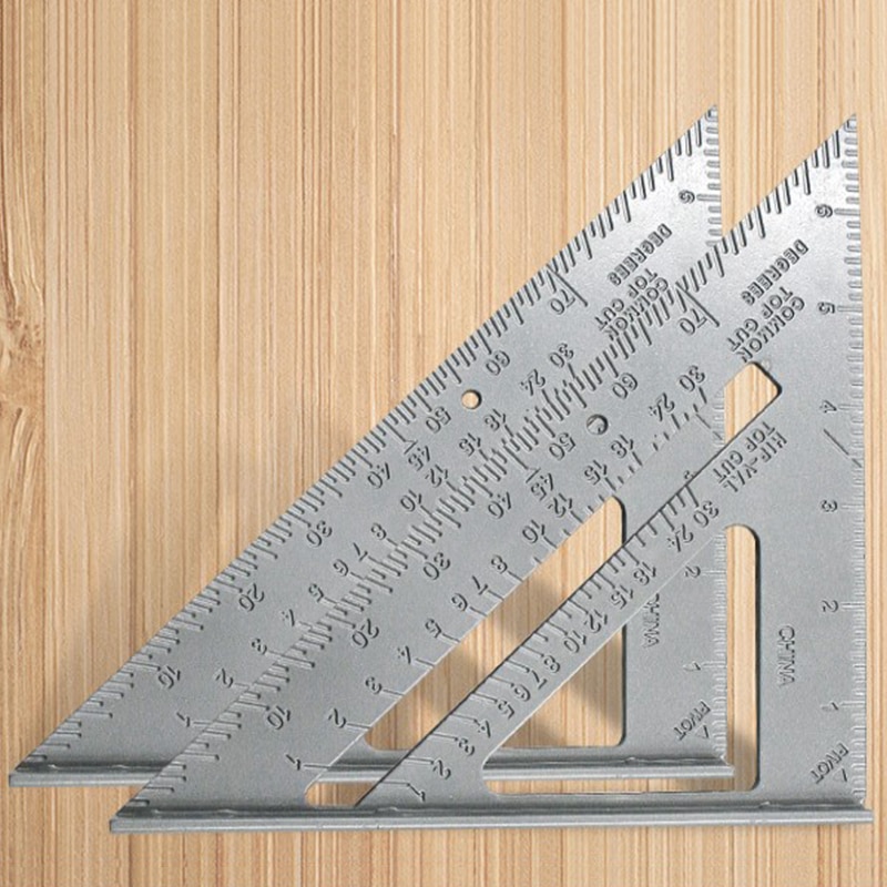 Square Layout Tool Ruler Carpenter Square Speed Layout Tool Measurement Tool Square Ruler Aluminum Alloy