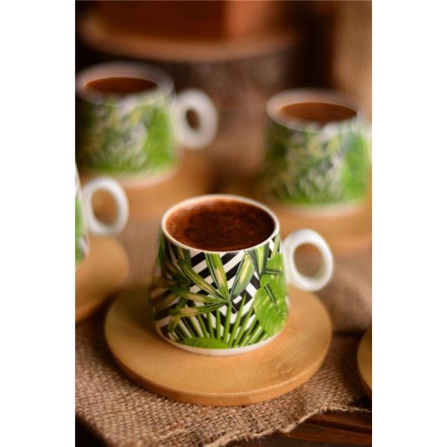 Bambum Fidan 6-Person Kaffee Tasse einstellen, für Heimat, besondere , , türkische Kaffee setzt, Kreative Elegante