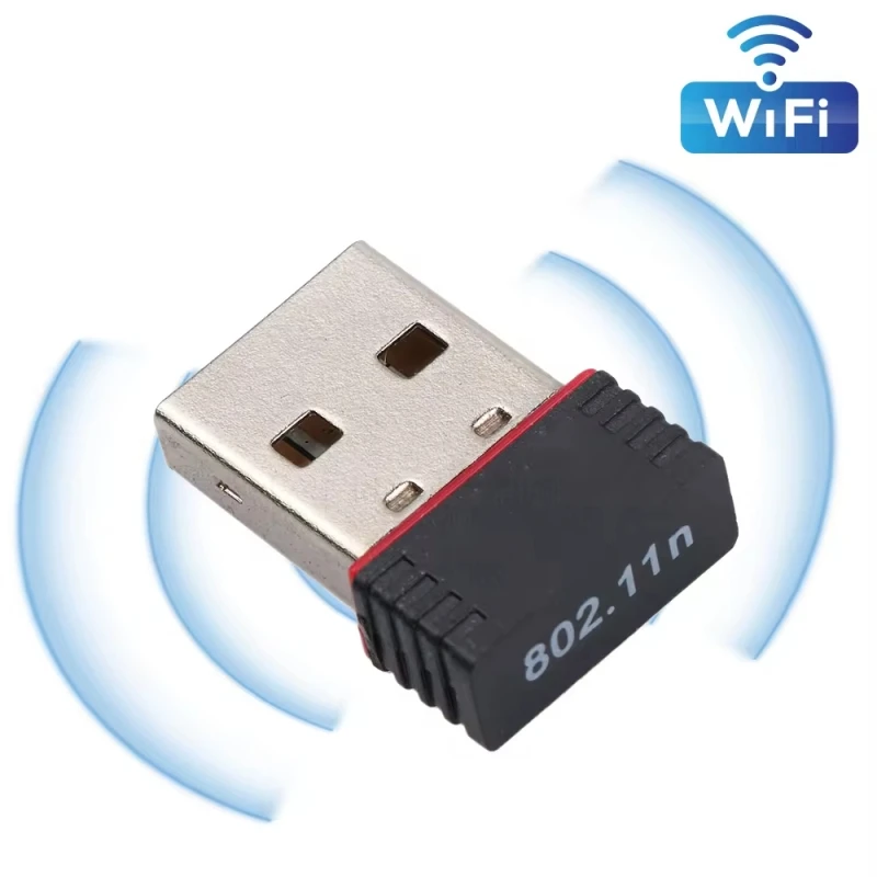 150 mbps usb wifi-adapter voor raspberry pi, draadloze netwerkkaartadapter wifi-dongle voor desktop, laptop, pc en windows