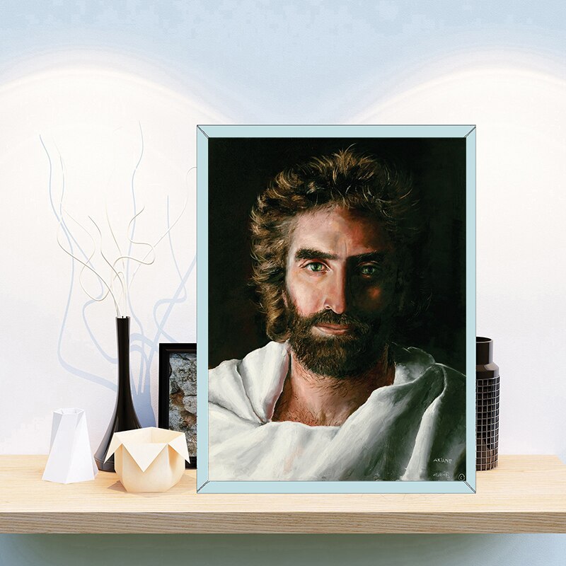 Kodin sisustus kangasmaalaus muotokuva kangasmaalaus jumala jeesus christ kuva olohuoneeseen makuuhuoneeseen